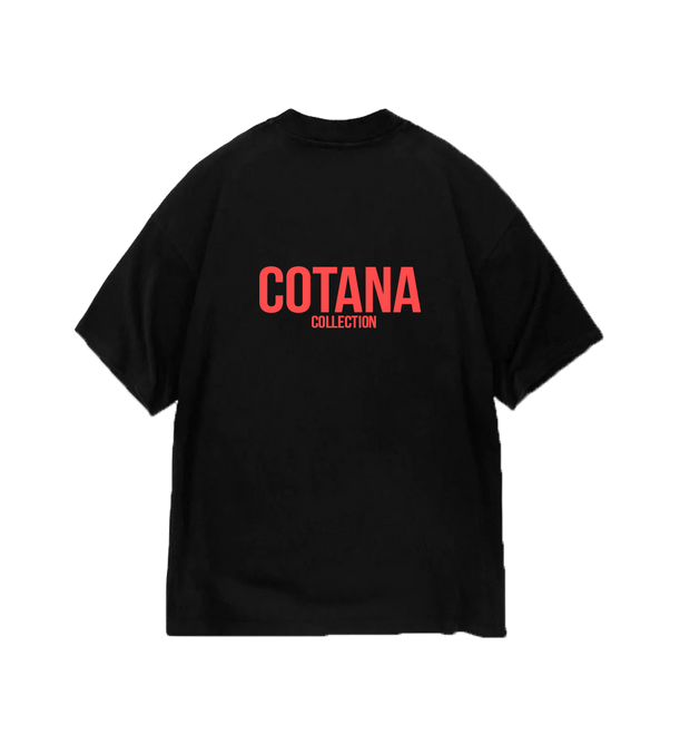 COTANA COLLECTION TSHIRT JET BLACK