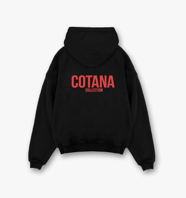 COTANA COLLECTION HOODIE JET BLACK